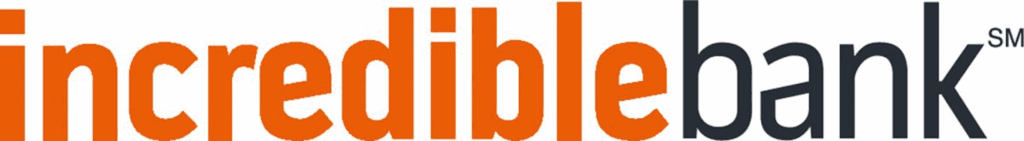 Banking logo with bold typography