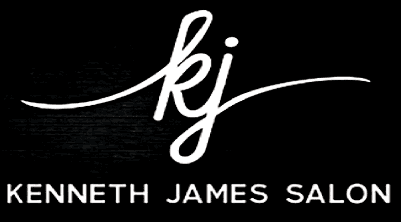 Salon logo with stylish initials